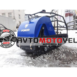 Мотобуксировщик (мотособака) "Помор 500С дв.13 л.с.Lifan, вариатор, склиз.,жестк.подвеска